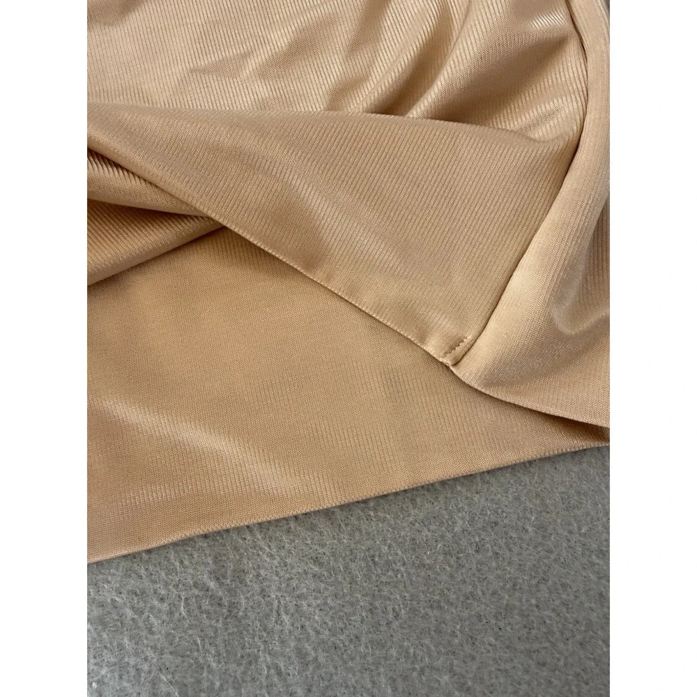 Spanx Thinstincts Open Bust Mid Thigh Bodysuit Shapewear Nude size 2X